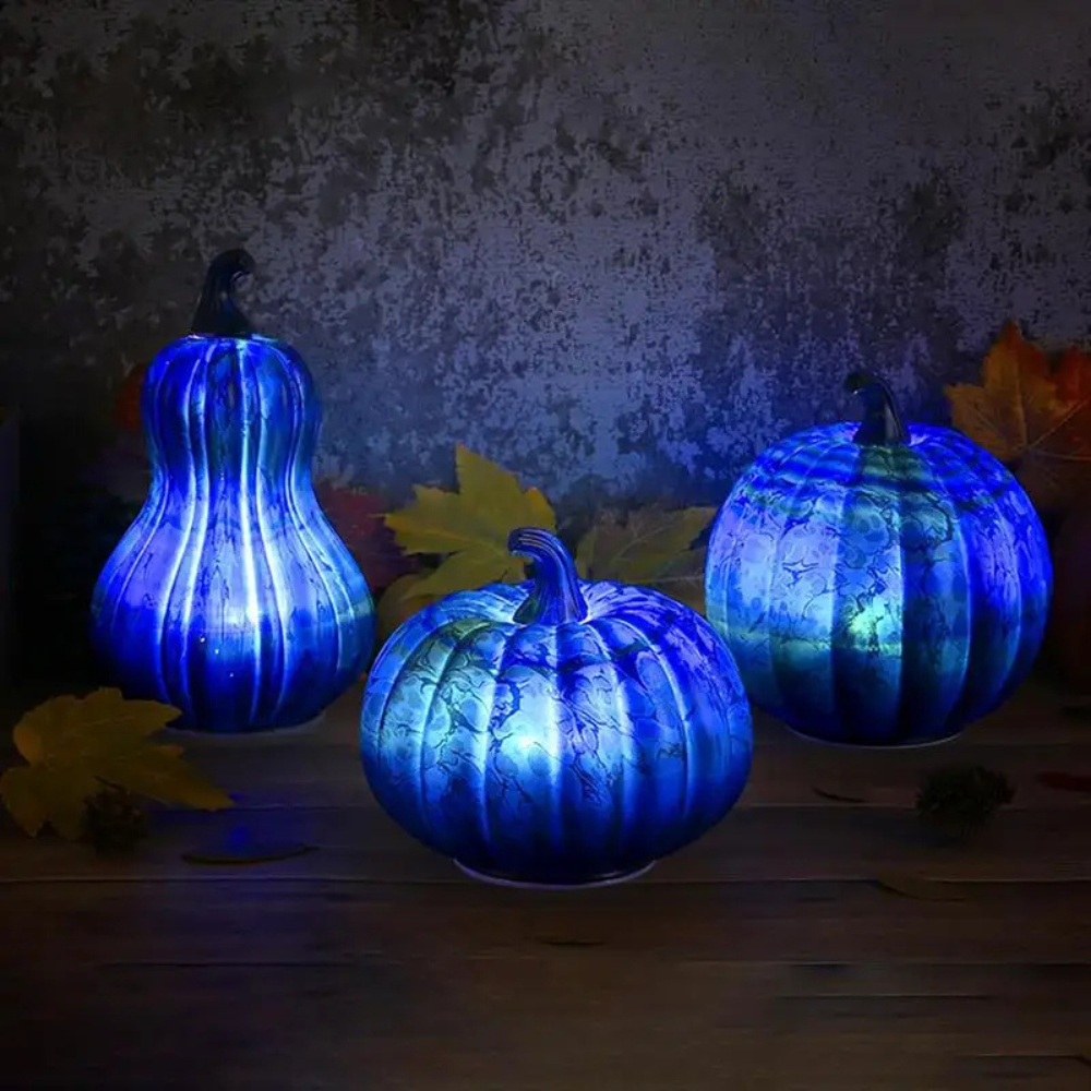 Luminous Pumpkin Sculpture