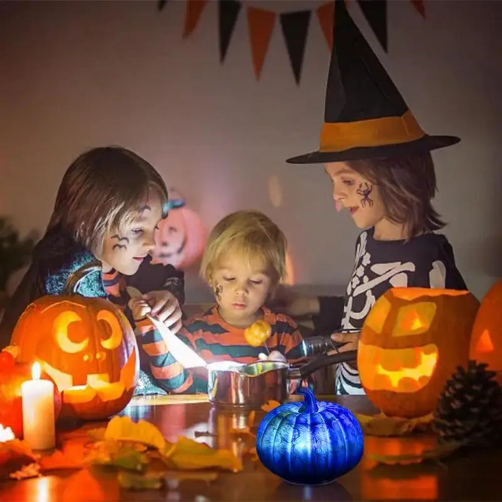 Luminous Pumpkin Sculpture