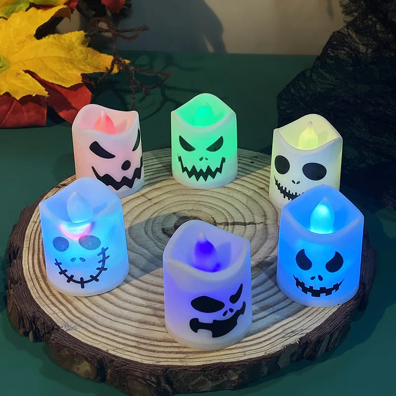 6 Halloween Decó Candles